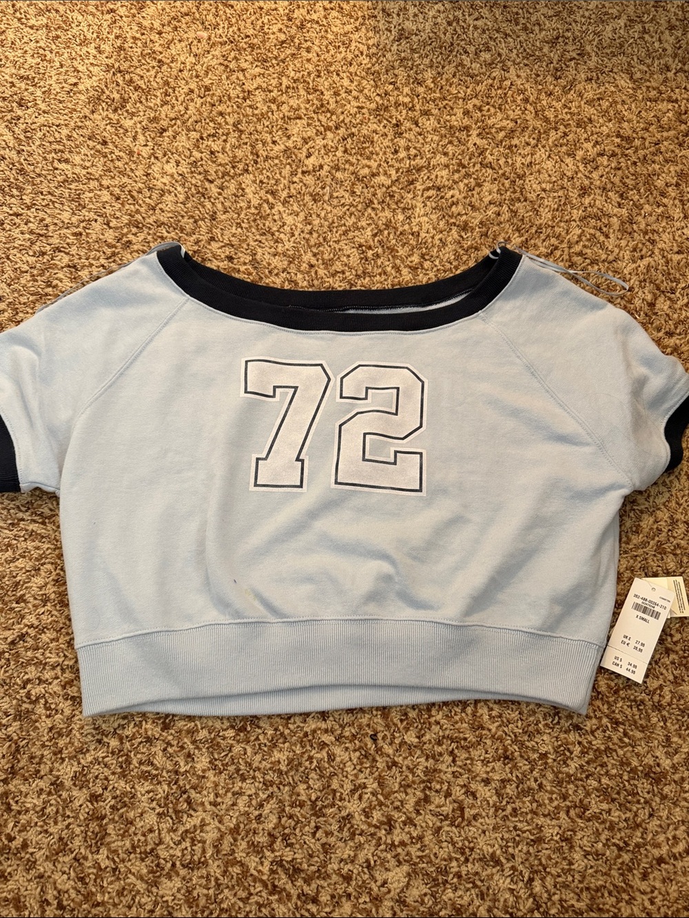 Hollister XS number 72 shirt
